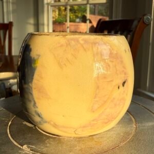 Crane and Mushroom Cup