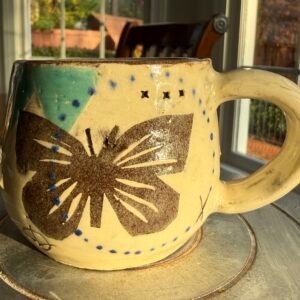 Butterfly and Crane Mug